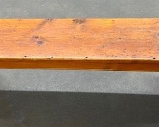 Antique Solid Wood Hand Made Bench

