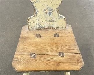 Antique 18th Century Pennsylvania German Moravian Chair
