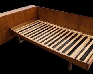 Rare Scandinavian / Danish Mid Century Modern Teak Twin Day Bed; 2 of 2
