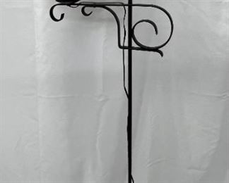 Scandinavian Wrought Iron Floor Lamp With Adjustable Arm
