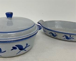 Vintage Husqvarna Porcelain Cast Iron Covered Casserole & Gratin Pan - Made in Sweden
