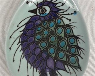 Vintage 1060's Royal Copenhagen Petite "Crazy Birds" Plate by Beth Breyen - 107/1355
