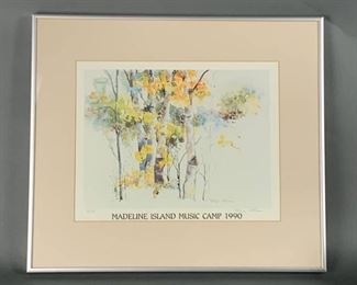 Signed Watercolor Print by KARLYN HOLMAN - Madeline Island
