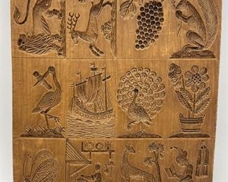 House on the Hill Mixed Motifs Springerle Mold
