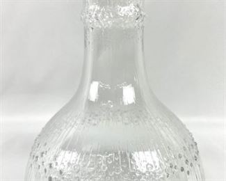 Vintage Iittala “Niva” Decanter by Tapio Wirkkala w/ Original Cork
