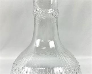 Vintage Iittala “Niva” Decanter by Tapio Wirkkala w/ Original Cork
