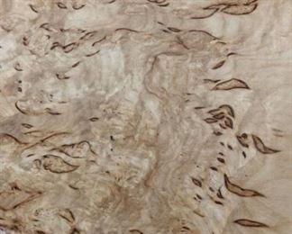 Two Large MCM #107 Backman Finland 1969 Figured Birch Trays
