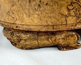 RARE 18th Century Norwegian Birch Burl Wood Ale Tankard -Circa 1763
