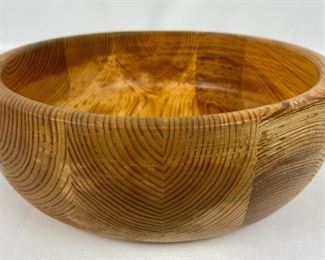 Vintage Wooden Salad Bowl - Hand Made in Sweden
