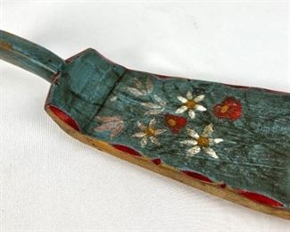 Antique Scandinavian Wooden Washing Paddle
