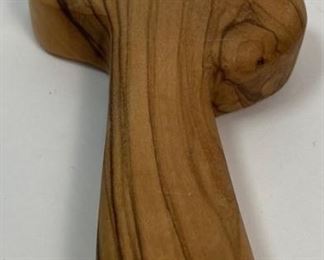 Small Hand Carved Wood Cross from Bethlehem
