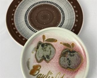 From Switzerland & Wisconsin- Two Collectible Plates
