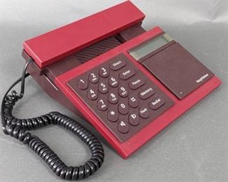 Red 1986 Bang and Olufsen Beocom 2000 Telephone - Danish Modern Design
