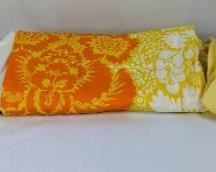 Great Vintage Fabric in Shades of Yellow

