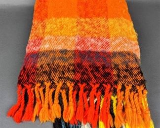 Vintage Metsovaara Design. Mohair & Wool, Handwoven Blanket, Made in Finland
