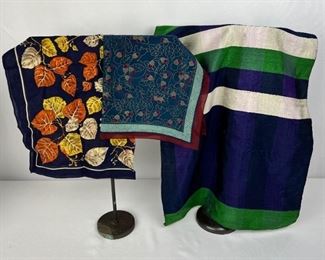 3 Lovely Vintage Scarfs
