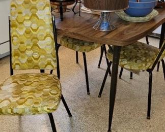 Vintage, Howell, dinette chairs , fair condition