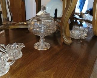 Vintage, covered candy dishes