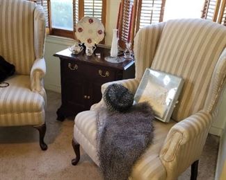 Wingback chairs