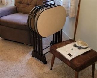 TV Trays, Lane Recliner