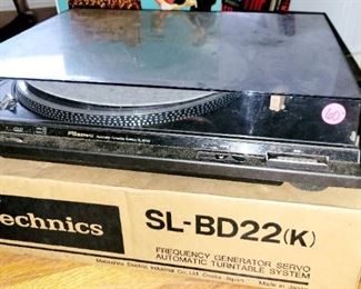 Technics, SL- BD22, record player