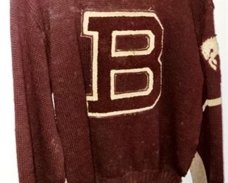 Barrington, letterman sweater
