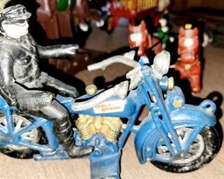 Cast iron, motorcycle,