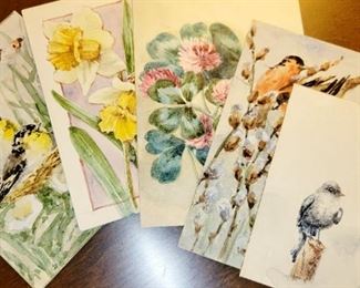 Vintage water colors