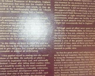 The Thomason Medallion Bible, Franklin Mint, Bronze