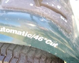 Craftsman, Lawnmower, riding mower, Automatic 46" cut,