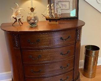 Cherry Demi-lune 4 drawer chest