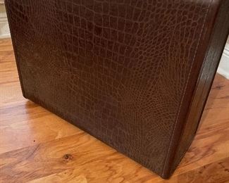 Faux alligator Samsonite luggage