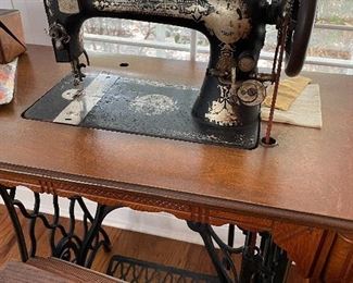 Antique Singer sewing machine