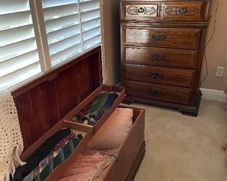 Cedar chest & chest of drawers by Sumter Cabinet Co.