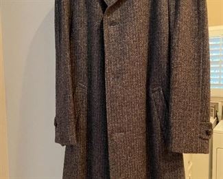 Men's Harris Tweed overcoat 