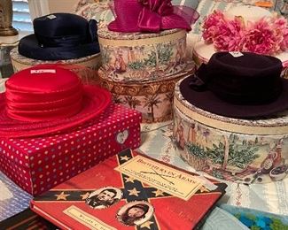 Great ladies hats & boxes