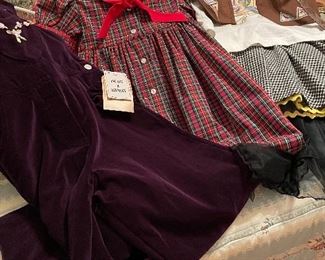 Vintage Brownie uniform & child's clothes