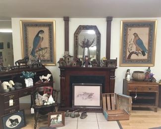 Furniture, signed prints