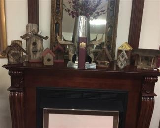 Handmade Birdhouse Collection, Antique Mirror