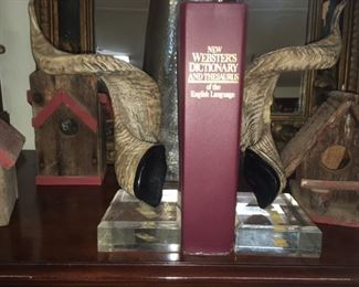 Rams Horn Bookends Made in England