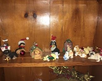 Christmas Dog Ornament Collection