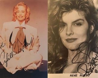 Set 2. Signed Celebrity Photos