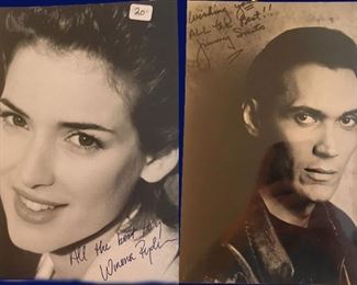 Set 3. Signed Celebrity Photos