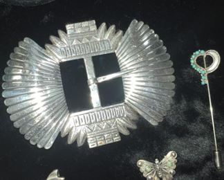 Belt Buckle, Brooches, Lapel Brooch