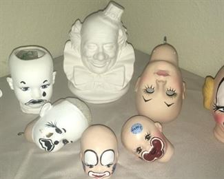 Clown heads