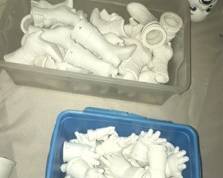 Unpainted Doll Limbs