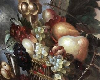 Certified Still Life Oil Painting 