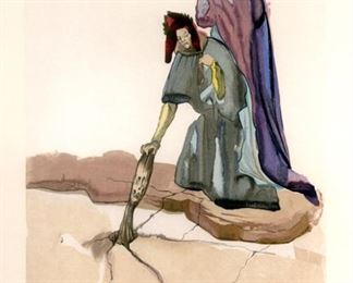 5- SALVADOR DALI INFERNO 32 THE TRAITOR OF MONTAPERTI