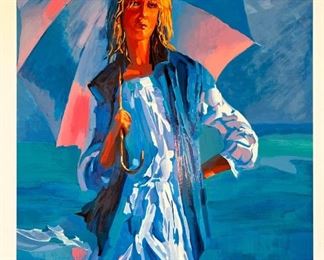 10- NICOLA SIMBARI "EL PARASOL" SERIGRAPH