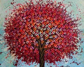 40- TANYA RUDKA UNTITLED (TR2) ACRYLIC ON CANVAS